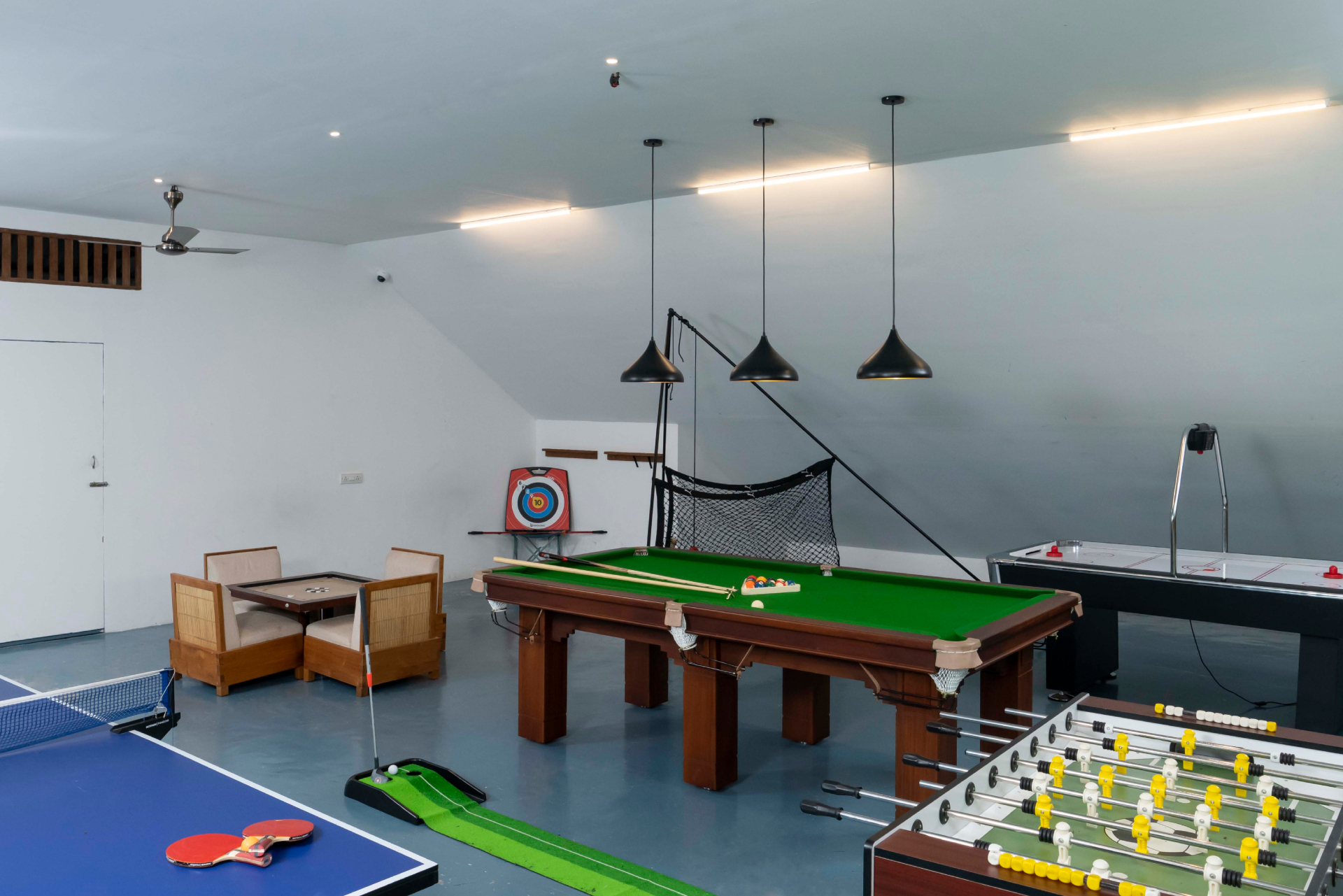 Play area at Mountain Shadows resort in Wayanad